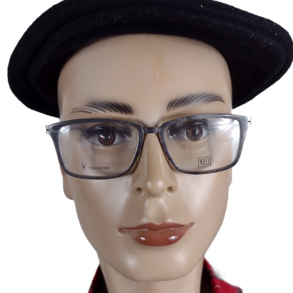 KEO  TORTOISE PLASTIC  EYEGLASS  FRAME  #GRYSN